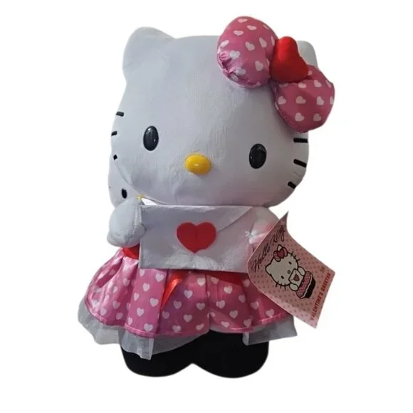 Hello Kitty plush Valentines Greeter 2026 NEW RELEASE Pink Envelope 17in Tall - Picture 1 of 8